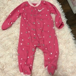 Nike baby footed onesie